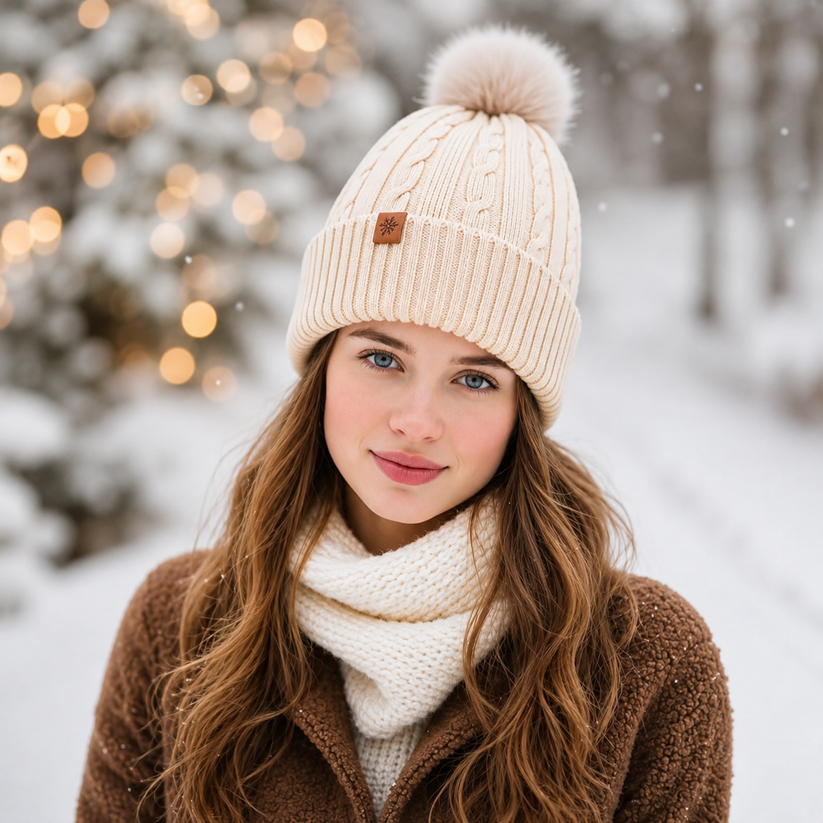 Winter Thermal Fleece Warm Fur Beanies