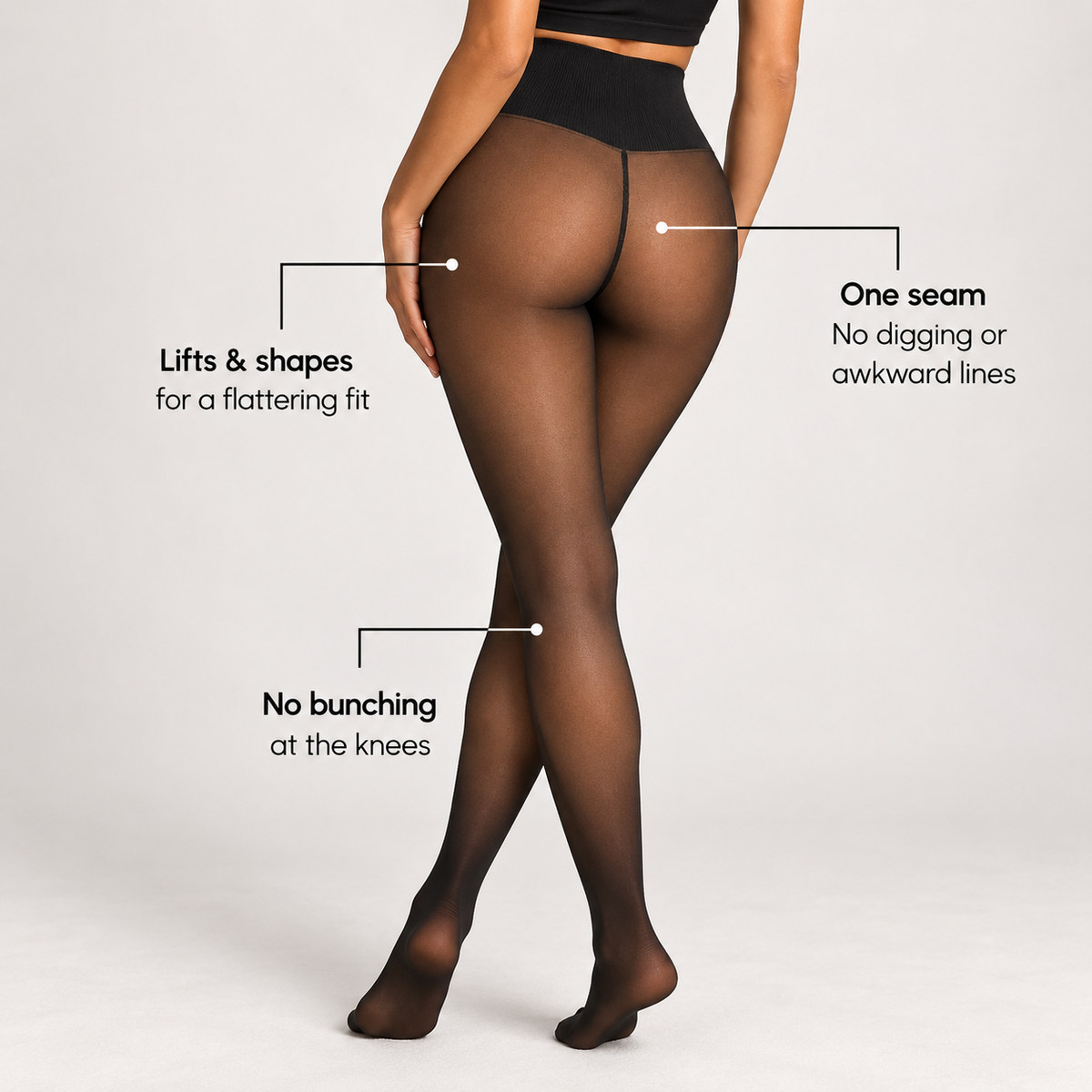 Veloura Sheer Illusion Fleece Lined Leggings